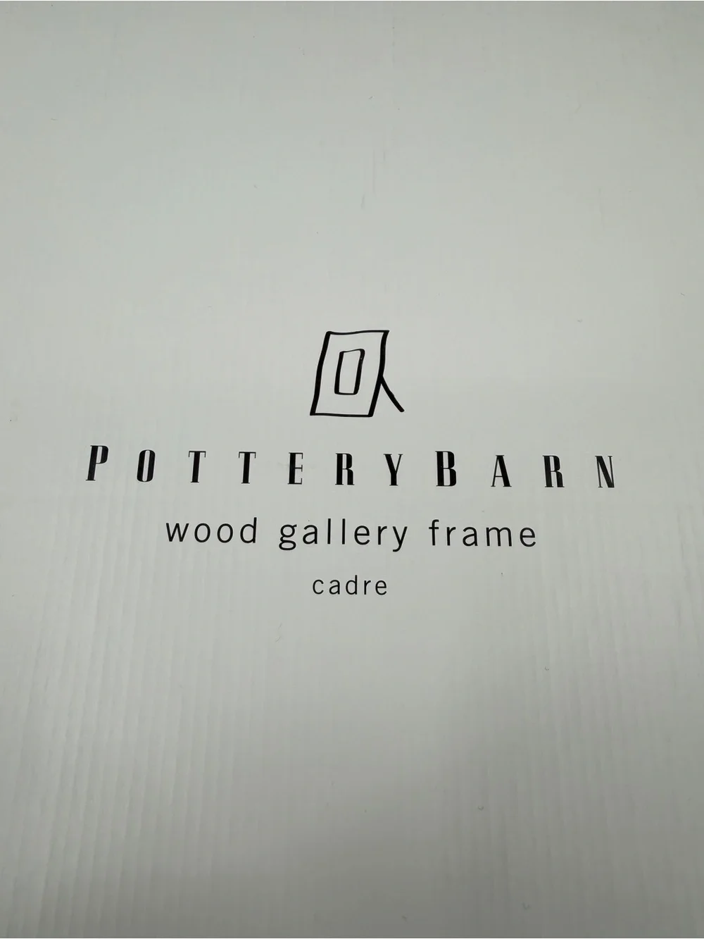 Pottery Barn Wood Gallery Collage Photo Frame 4 3x3 Black Hanging Free Standing